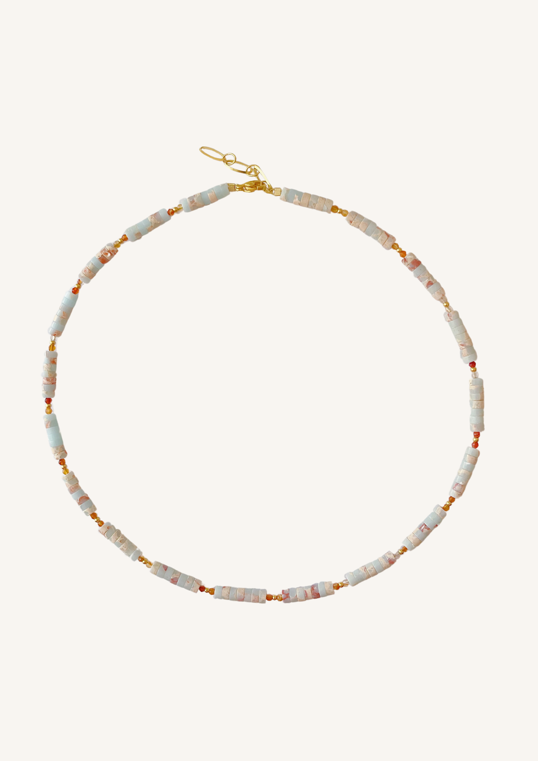 Boogie Necklace - Marble Blue