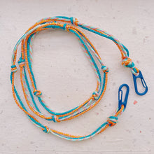 Load image into Gallery viewer, Phone Cord - Blue Orange Turquoise
