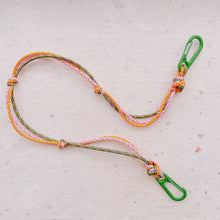 Load image into Gallery viewer, Phone Cord - Orange Green Pink (short)
