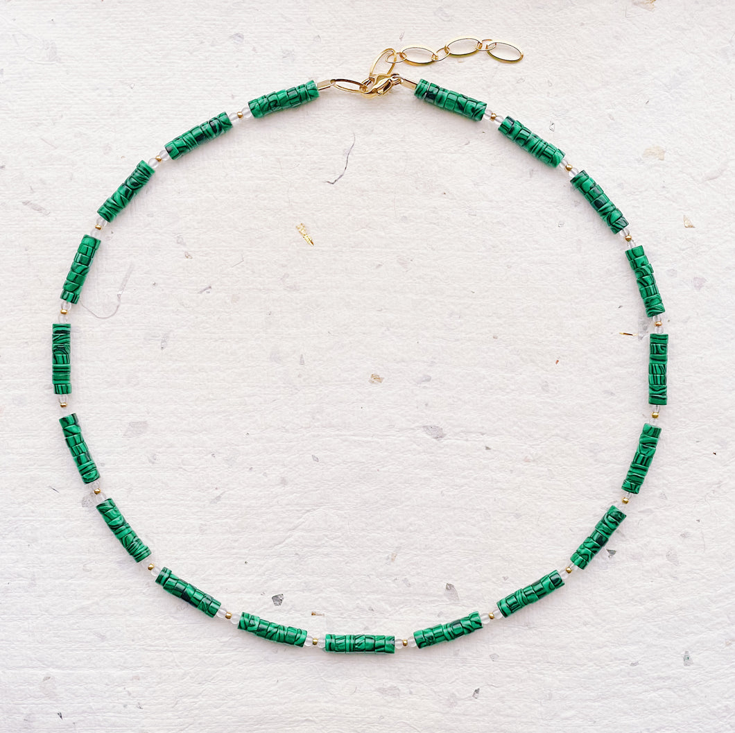 Boogie Necklace - Malachite