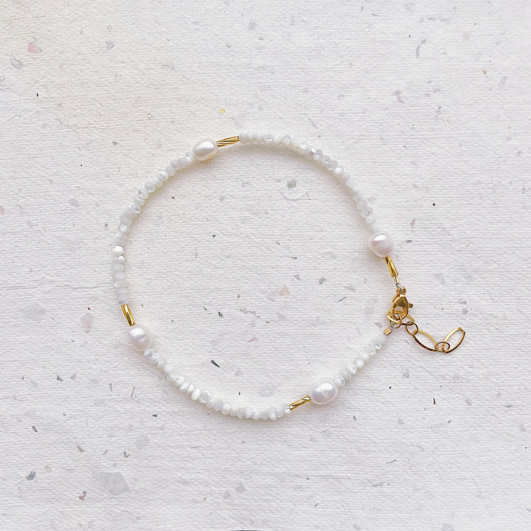 Mother of pearl Anklet