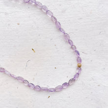 Load image into Gallery viewer, Amethyst moon Necklace
