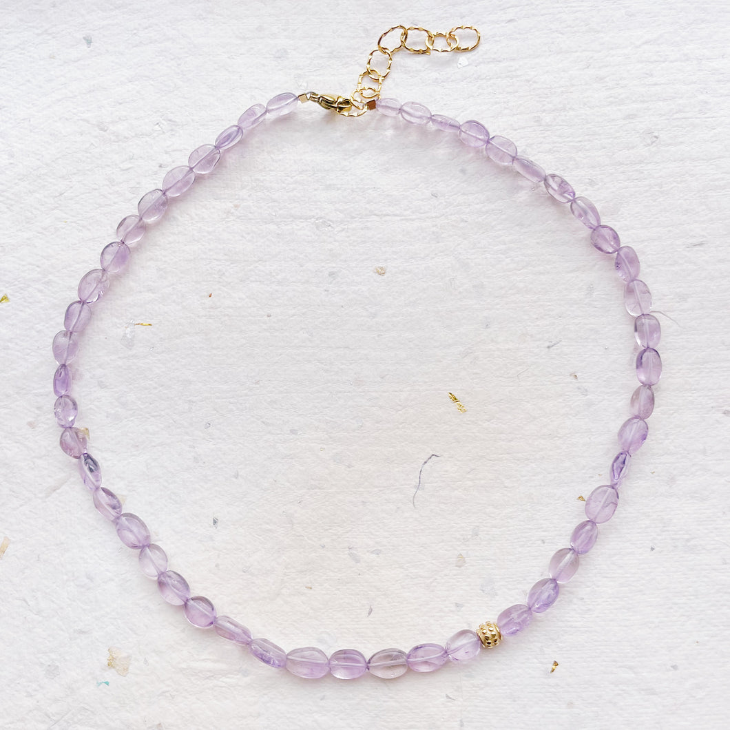 Amethyst moon Necklace