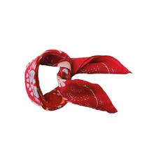 Load image into Gallery viewer, Silk Scarf Marushka Red
