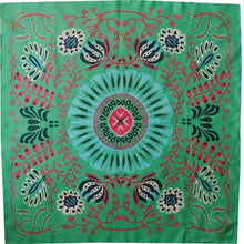 Load image into Gallery viewer, Silk Scarf Marushka Green
