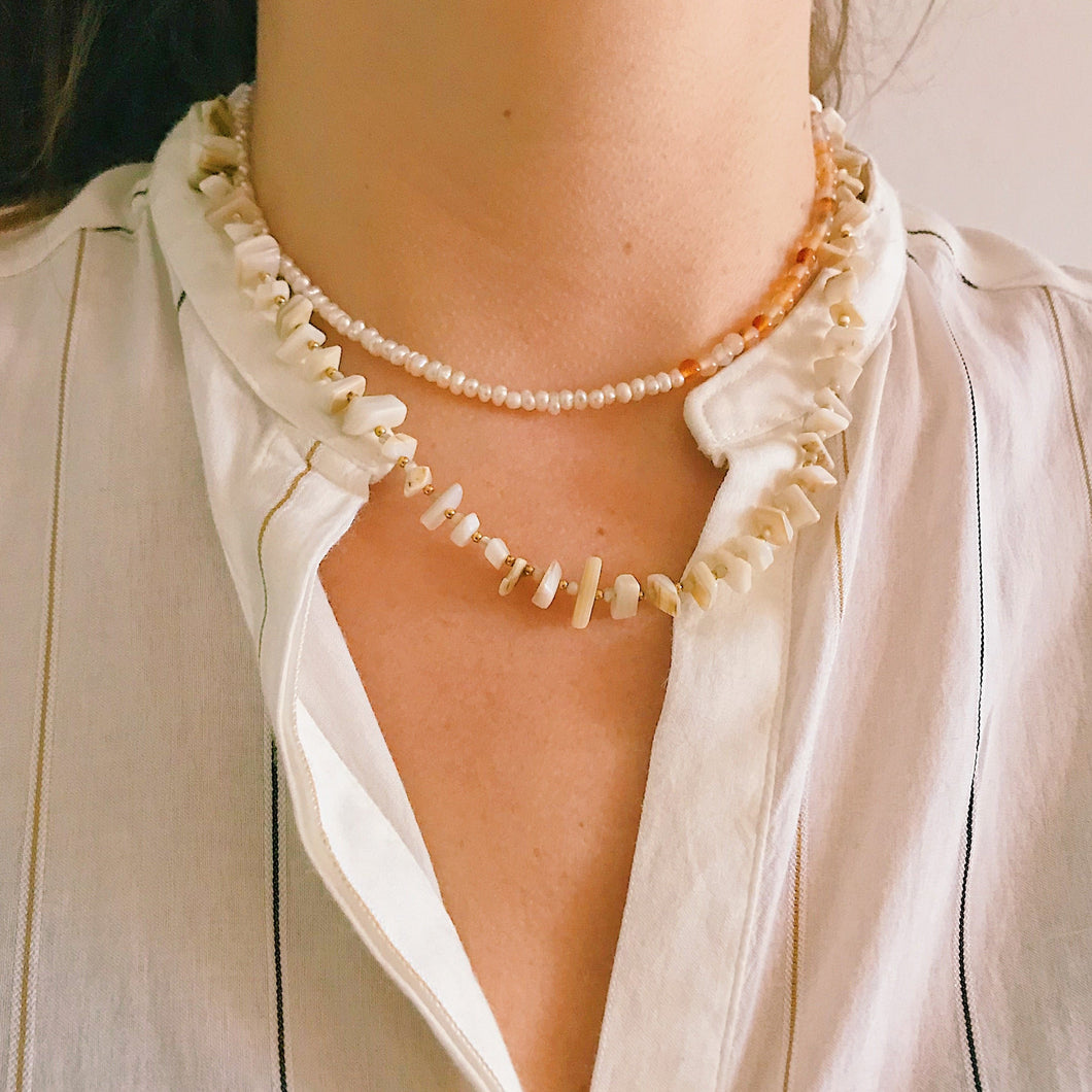 Sunrise pearl Necklace